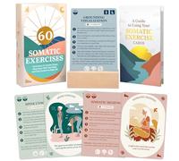 60 Body Thëräpy Practice Deck, Nervous System Support, 10.5x17cm, Somatic Thëräpy Exercise Cards, Mindfulness Cards, Soothing Practices, For Meditation Breathing Office