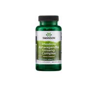 Swanson Rhodiola Ashwagandha Ginseng Complex stress support 60 pcs, capsule