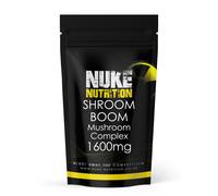 (60 Capsules) Shroom Boom 1600mg Capsules - Powerful Mushroom Complex for Energy, Focus & Immunity