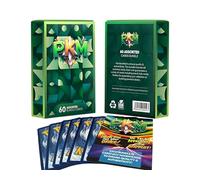 60 Card TCG Gift Set Bundle - Includes Shiny Cards & Deck Box - Compatible with Pokemon Trading Card Game