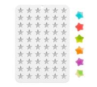 60-Cavity Mini Star Silicone Mould Food Grade for Chocolate Jelly Ice Cubes