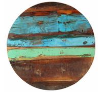 Vidaxl Round Table Top 60 Cm 25-27 Mm Solid Reclaimed Wood, Multi