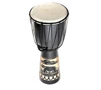 60 cm, 50 cm, 70 cm Djembe drum, bongo, elephant, good sound drum, black A1 One Size 70cm Djembe Trommel Elefant Schwarz A1