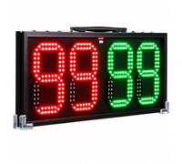 60 cm Waterproof Electronic Football Substitution Board with Built-In Battery for Player Changes and Injury Time Display
