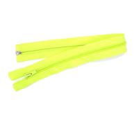 60 cm Zipper, Open Ended Separating Nylon Spiral Coil Zip, Size No #5 (Green, Hi Vis)