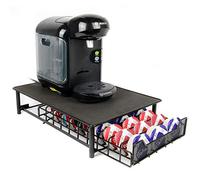 60 Coffee Pod Holder Black | Pod Compatible | Coffee Machine Stand | Pod Drawer Dispenser | Kitchen Storage | M&W