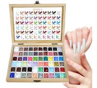 60-Color Pounding Gel Nail Palette - Highly Saturated Cream Lacquer For Gradient Blush And Stamping - Thick Blendable Solid Concealer Gel For - 120ml | 0.6 Pounds |