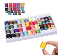 60 Color Sewing Thread Set,Polyester Sewing Thread Kit, Hand and Machine Sewing and Crafting Spool Polyester Thread Kit DIY Embroidery for Quilting, Stitching,Hand & Machine Sewing