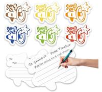 60 Count Shout Out Cards 5×6 inch Appreciation and Recognition Reward Cards for Employees Teachers Students Office Staff