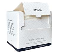 60-Count XL Face Towels (10"x12") - 100% USDA Biobased, Fully Biodegradable Disposable Dry Wipes - Super Soft Makeup Remover & Facial Cloths for Sensitive Skin