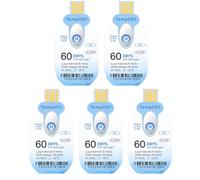 60-Day Cold-Chain Temperature Logger with 42, 000-Reading, 5 Pack | Fixed Logging Intervals, Built-in Start Delay, 60-Day Data Collection Period, Cold-Chain Transport and Storage