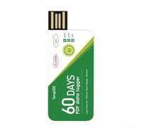 60 Day Disposable Temperature Data Logger with USB Export and Automated PDF Reports for Warehouse and Shipping