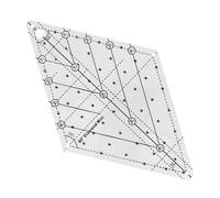 60 Degree Diamond Ruler Quilting Template Free Quilting Templates Patchwork Ruler Diamond Shape Templates Transparent Patchwork Sewing Cutting Craft Ruler DIY Tools (L)