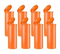 60 Dram Mango Child-Resistant Pop Top Plastic Containers - Airtight, Smell Proof, BPA-Free Vial Bottles for Pills, Travel & Small Item Storage (Pack of 8)