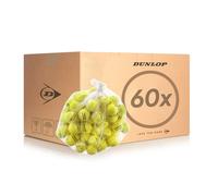 60 DUNLOP Tennis Balls Training Practice Ball in Box Yellow