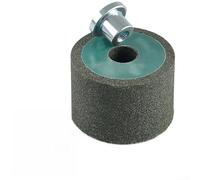 60# Emery Grinding Wheel for 100 Type Angle Grinder, Silicon Carbide Abrasive Disc with Copper Thread for Stone Polishing and Tool Sharpening, 74x50mm (grinding wheel with nut)