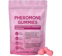 60 Feminine Balance Gummies, Premium Pheromone Gummies for Women, Enhance Your Social Appeal and Self-Confidence, Vegan and Gluten-Free, GMO-Free, Strawberry Flavour - 30 Servings
