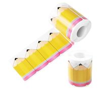 60 Ft Pencil Classroom Bulletin Board Borders Pencil Border Trim Back to School Bulletin Board Decoration Pencils Die Cut Border Roll for School Classroom Office Wall Chalkboard Decor