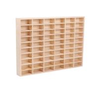 60 Grids For Hot Wheels Diecast Car Matchbox 1/64 Wooden Display Storage Rack