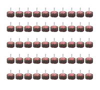 60 Grit 50mm Flap Wheel Disc Abrasive Sanding Pads for Drills 6mm Shank 50pc