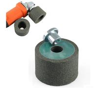 60 Grit Emery Grinding Wheel for Angle Grinder with Copper Thread, Silicon Carbide Abrasive Rotary Tool for Fast Stone Polishing and Sanding (Nut)