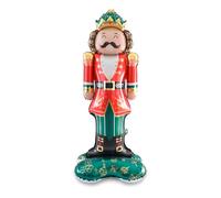 60 IN standing Nutcracker Christmas Balloons, Large Size Foil Balloon for New Year Eve Holiday Festival Birthday Party Decorations (Nutcracker)