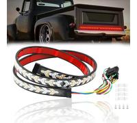 60-Inch LED Tailgate Light Bar Strip, Waterproof Led Reverse Lights with 4 Mold, Reverse Brake Turn Signals Strobe Lights for Pickup Trucks SUVs RVs Full Functions (Plug,1.8m)