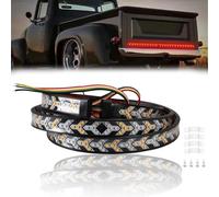 60-Inch LED Tailgate Light Bar Strip, Waterproof Led Reverse Lights with 4 Mold, Reverse Brake Turn Signals Strobe Lights for Pickup Trucks SUVs RVs Full Functions (Line,1.8m)