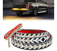 60-Inch Triple Row LED Tailgate Light Bar with Dynamic Turn Signal, 5-in-1 Brake, Running, Reverse, Strobe & Sequential Lighting, Universal Waterproof Fit for Trucks, SUVs, Vans (#b,2.2m)