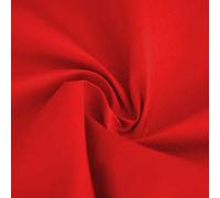 60 inch Wide Plain Polycotton Fabric - Per Meter by M & J® (RED)
