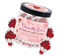 60 Inspirational Holiday Cards Meaningful Present Love Themed Note Jar Valentines Day Him Her Positive Affirmation Cards