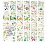 60 Inspirational Prayer Cards for Kids with Assorted Bible Verses, Religious Encouragement Cards for Children, Mini Scripture Cards for Kid’s Bible Studies, Christian Gifts, Daily Devotional, HiMo187