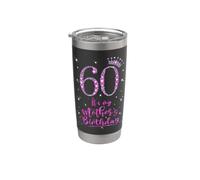 60 It's My Mother's Birthday Pink Crown 60 Years Old Stainless Steel Insulated Tumbler