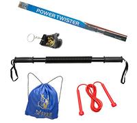 60 Kg Power Twister Flexible Stretch Spring Bendy Bar Arm Gym Black