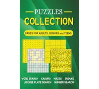 60 Large-Print Puzzles for Adults: A Fun Variety of Word Search, Sudoku, Mazes, Kakuro, and Number Logic Games