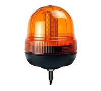 60 Led Flashing Warning Beacon 12v / 24v Single 1 Bolt Point Mount Amber Orange LED Beacon Waterproof IP6 E9 Mark Road Legal