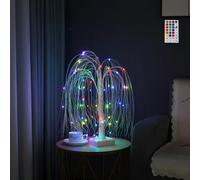 60 LED Pre Lit Christmas Willow Tree Lamp with Remote | Christmas Tree Decoration with Lights | Battery Operated or USB Plug-in Birch Tree with Lights for Home | Wedding, and Holiday Decorations