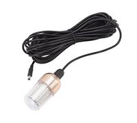 60 LED Submersible Fishing Lamp 30W IP68 Waterproof LED Fishing Light 360 Degree Beam Super Bright Underwater Night Fishing Lighting (White Light)