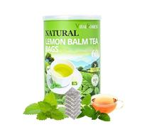 60 Lemon Balm Tea Bags - VitalForest Dried Lemon Balm Leaves Tea -1.5g/Bags, Calming Herb, Stress Relief & Sleep Support, Non-GMO, Caffeine-Free, Eco-Conscious Packaging
