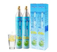 60 Litre Spare Gas Cylinder (SCREW IN) Water Carbonator CO2 Cylinder Compatible with Carbonated Water Machine, 2 cylidners