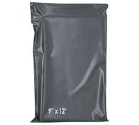 60 Mailing Postal Self-Seal Closure Plastic Bags - 9 x 12 Inch Envelopes for Posting Clothes, Postal, Packaging, Shipping Bags - Tempered Proof, Secure Medium Postage Bags Grey