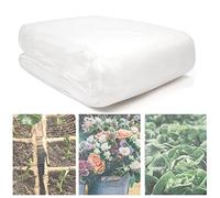 60 Mesh Garden Protect Netting Plant Protective Net for Seeds Vegetables Flowers & Fruits Fine Mesh Grow Tunnel Greenhouse (10x18m) White Outdoor Cover