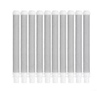 60 Mesh Paint Sprayer Filter 10mm Stainless Steel 10pcs | 60 mesh filtration, stainless steel build, 10mm diameter, 10-pack value, removes debris effectively