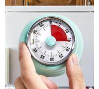 60 Min Magnetic Mechanical Kitchen Countdown Timer Visual Loud Green