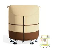 60" Mini Trampoline Cover for Kids, Round Trampoline Cover Heavy-Duty 600D Outdoor Trampoline Shade Cover Waterproof