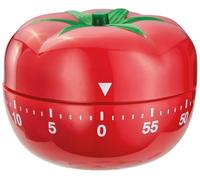 60 Minute Count Down Timer,Tomato Mechanical Kitchen Timer with Loud Alarm,Rotating Dial for Cooking, Baking,Boiling Eggs Battery-Free,Child-Safe & Durable