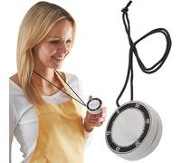 60 Minute Kitchen Cooking Countdown Timer Alarm With 34Cm Neck Cord - Measures 6.5Cm Diameter And 3.5Cm Thick
