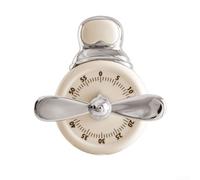 60-Minute Mechanical Timer with Magnetic Base and Clear Visual, Twist-to-Set Operation for Cooking Timers Study and Task Management (white)