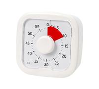 60 Minute Silent Visual Timer, Stopwatch Alarm Clock with Countdown, Time Management Tool for Self-discipline, Kitchen Cooking