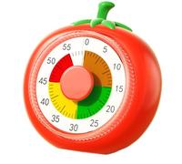 60-Minute Visual Countdown Timer, Visual, Timer for the Classroom, Mechanical Timer for Home and Kitchen in Fruit Design, Time Management Tool with Alarm for Teaching